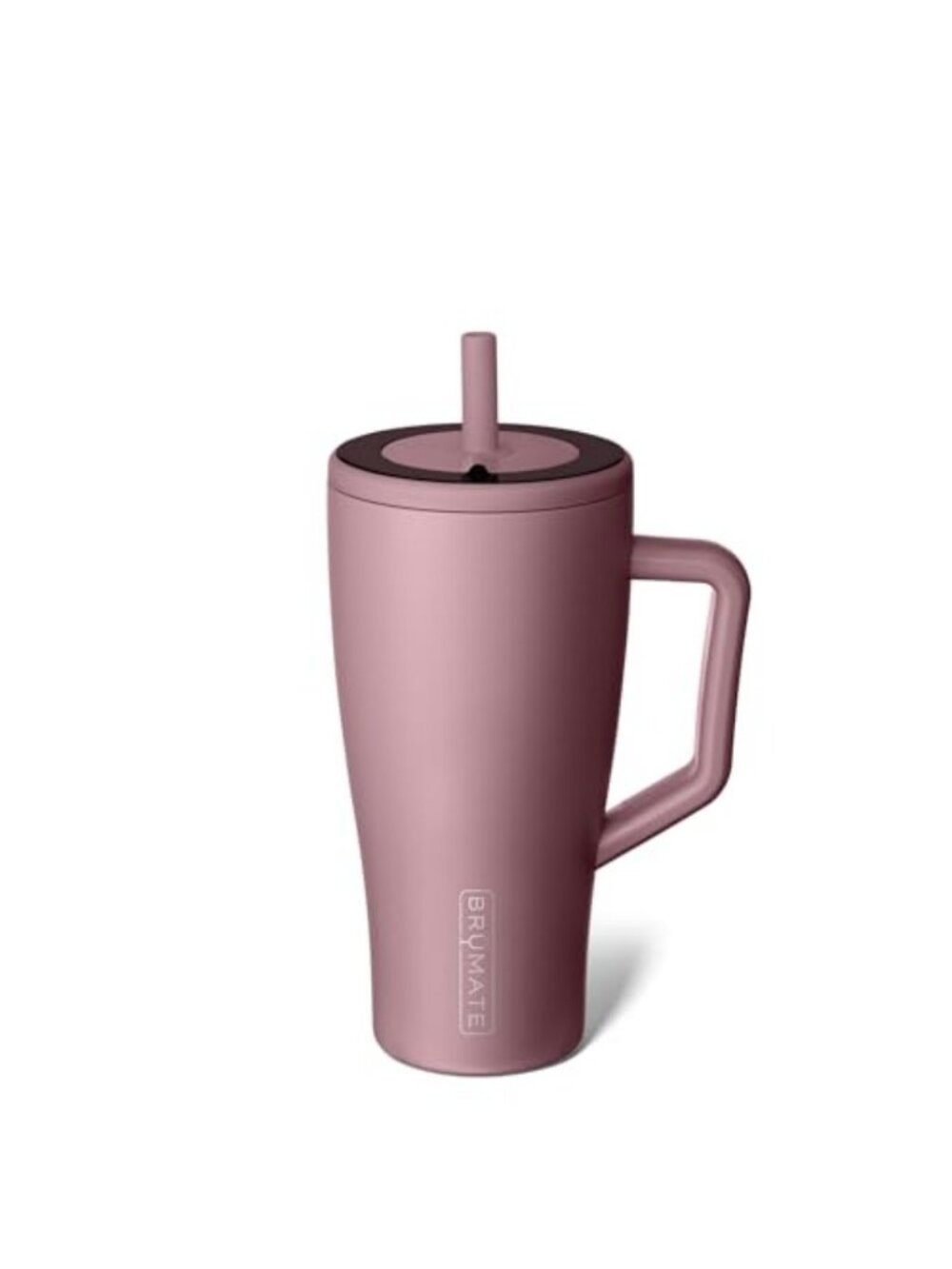 Insulated 30oz Tumbler with Handle & Straw | Leakproof Stainless Steel Cup, Rose